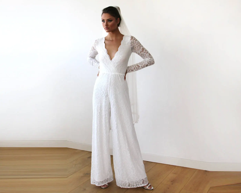 bridal jumpsuit