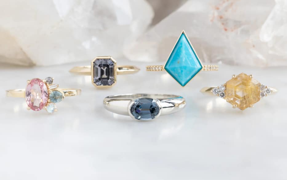 Custom Gemstone Rings