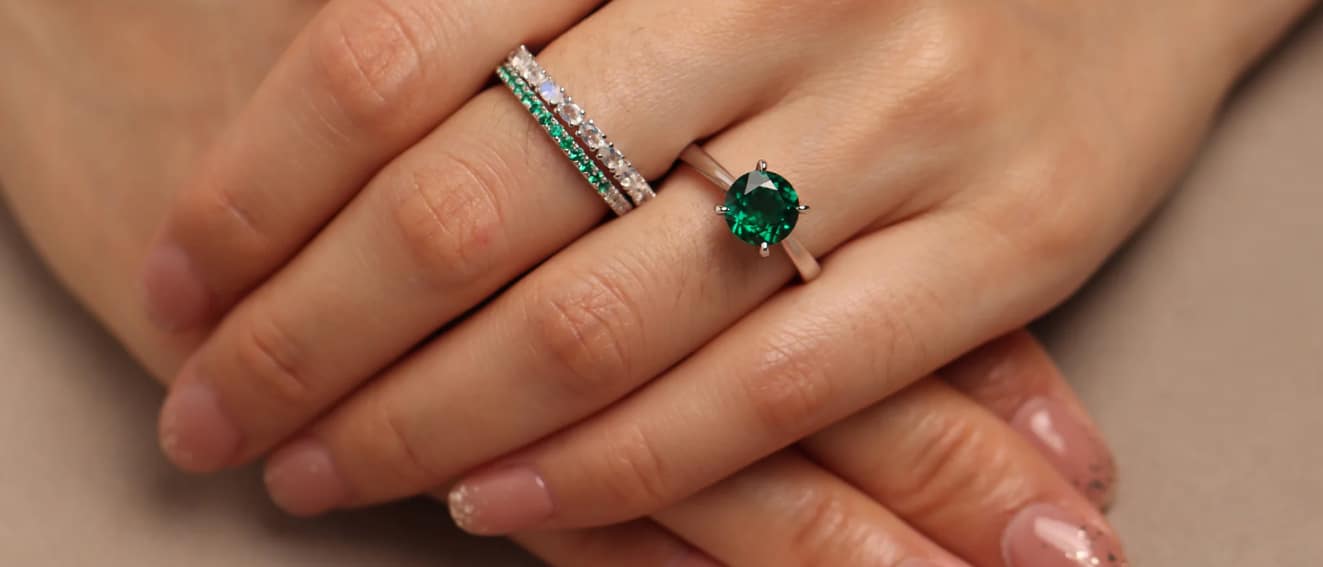 Custom Gemstone Rings
